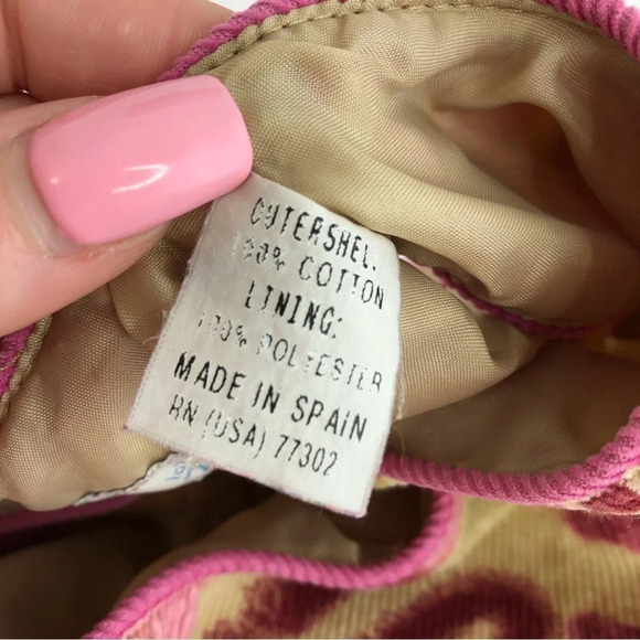 Zara dress sleeveless tan corduroy with purple flowers size 5 years - Picture 7 of 9